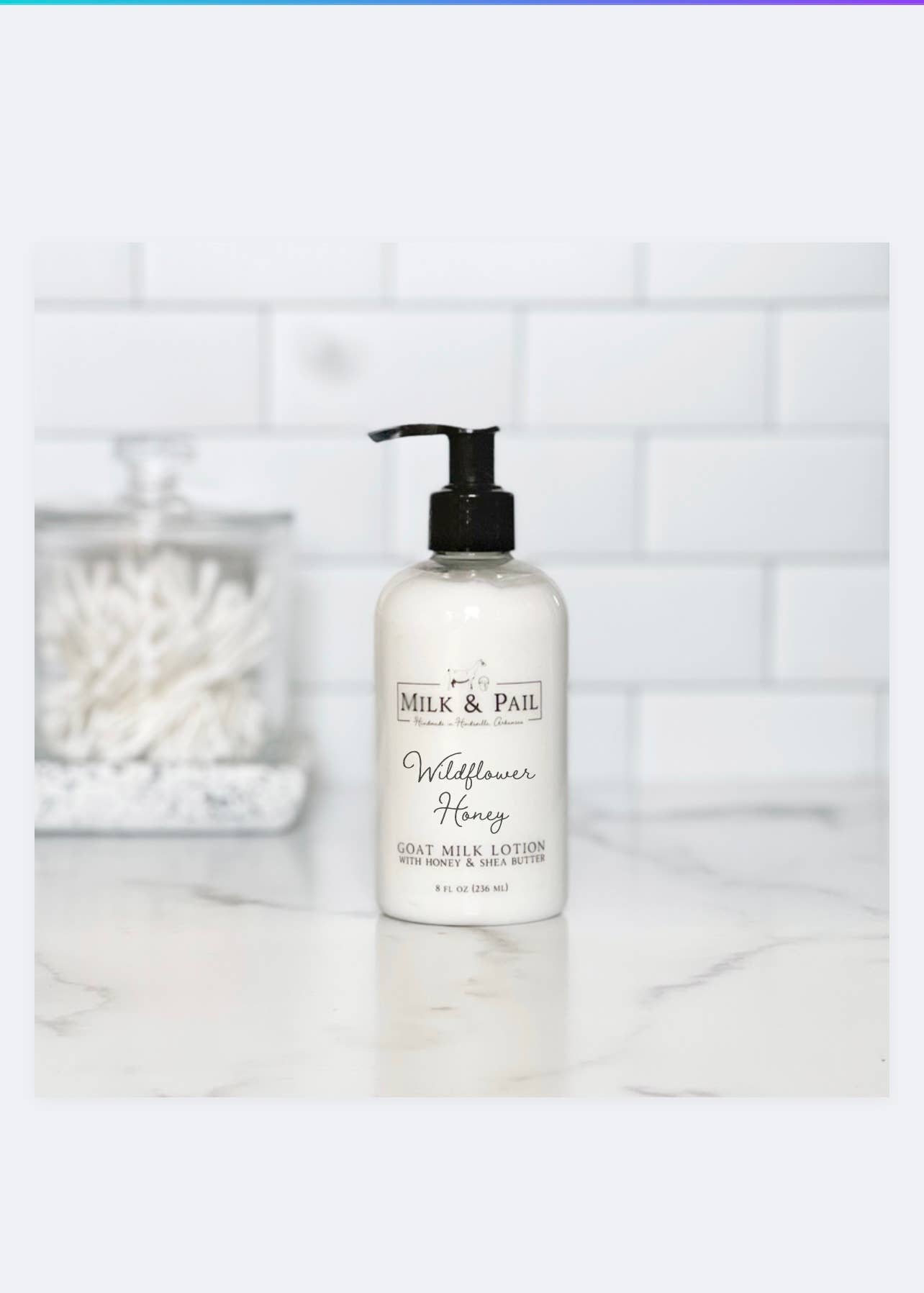 Wildflower Honey Goat Milk Lotion 8oz