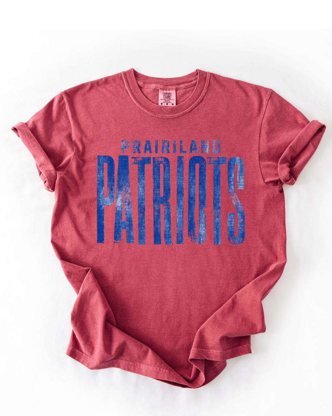 Prairiland Patriots -- Distressed Mascot