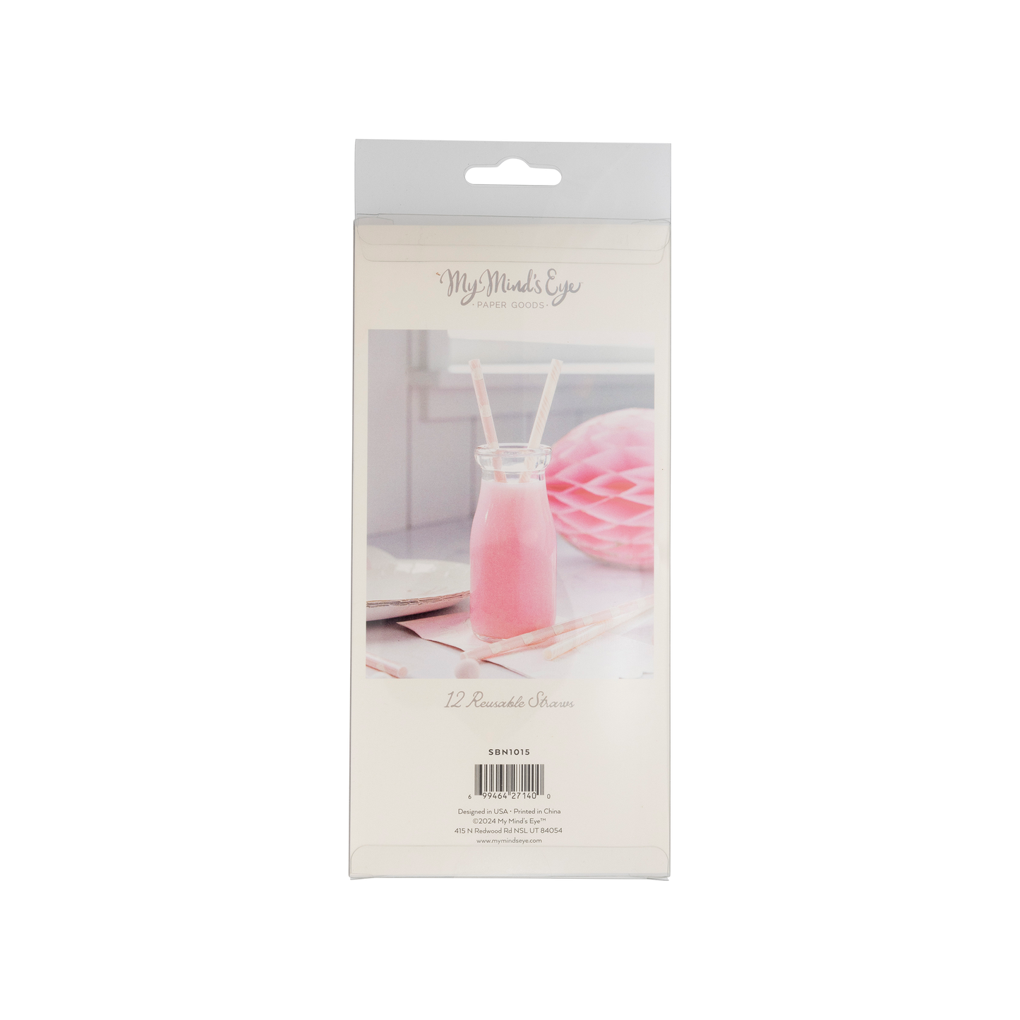 Reusable Bunny Design Drinking Straws