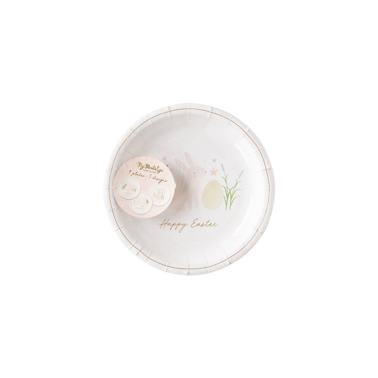 EAS942 - Watercolor Easter Round 7" Plate Set