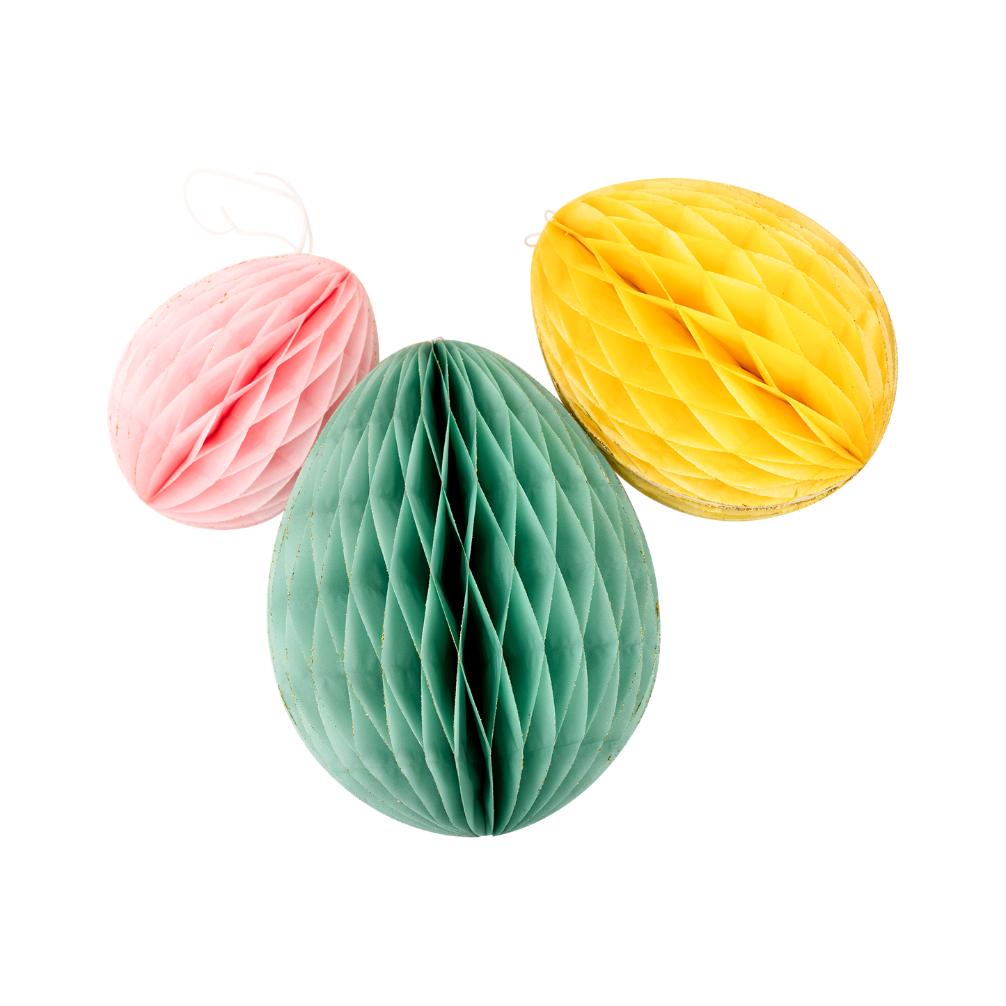 VES1008 - Vintage Easter honeycomb eggs