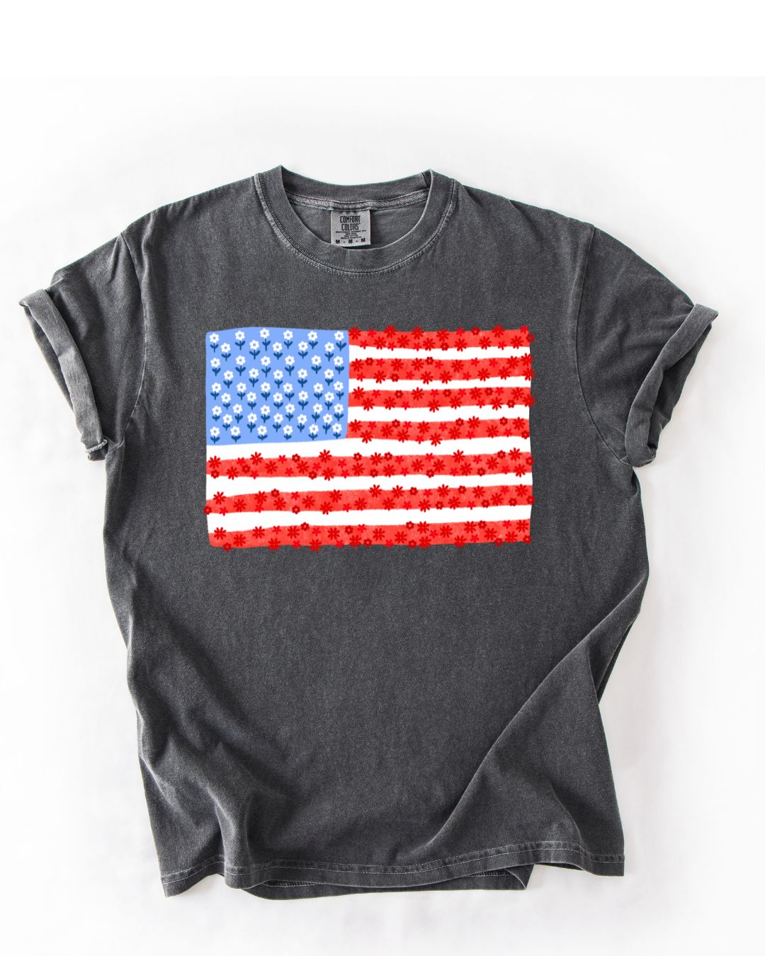 Floral American Flag