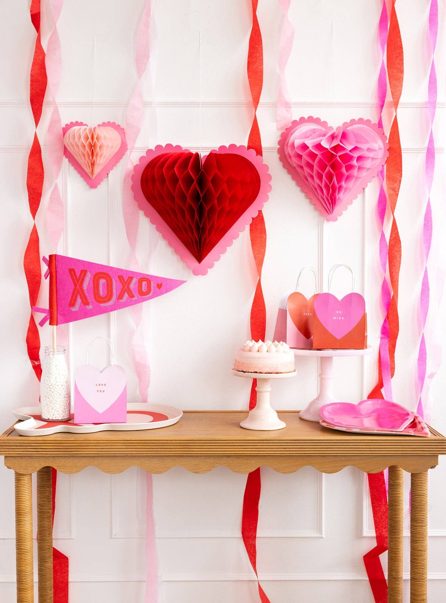 VAL1004 - Heart You Honeycomb Hanging Hearts