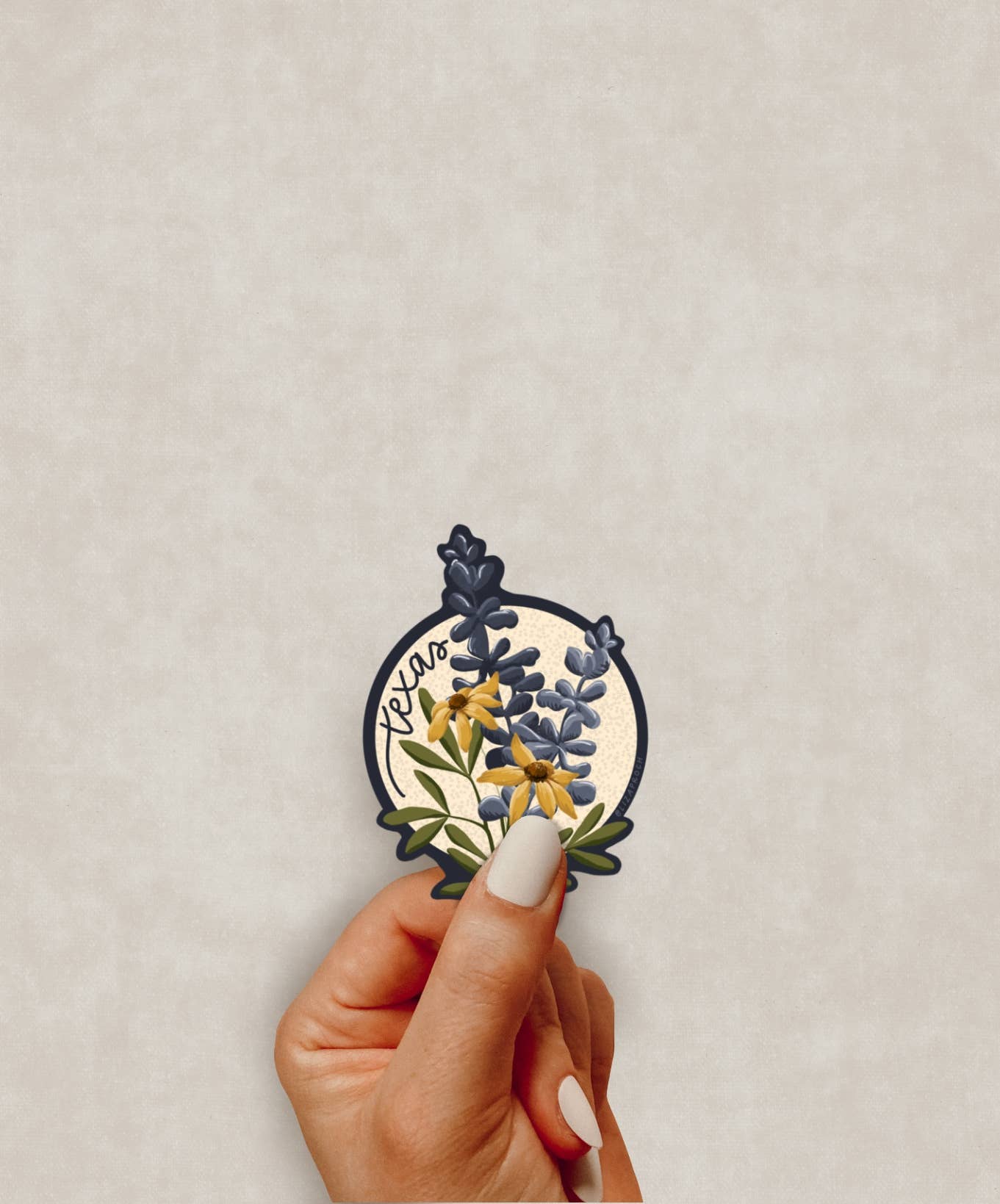Bluebonnet Vinyl Sticker