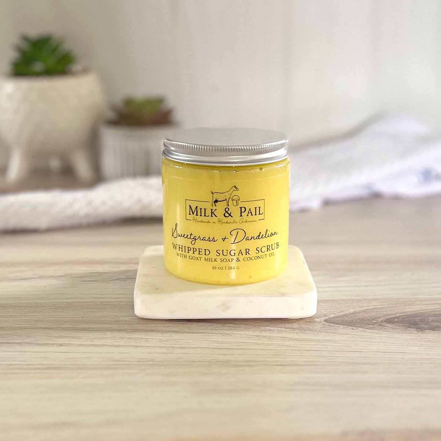 Sweetgrass and Dandelion Whipped Sugar Scrub