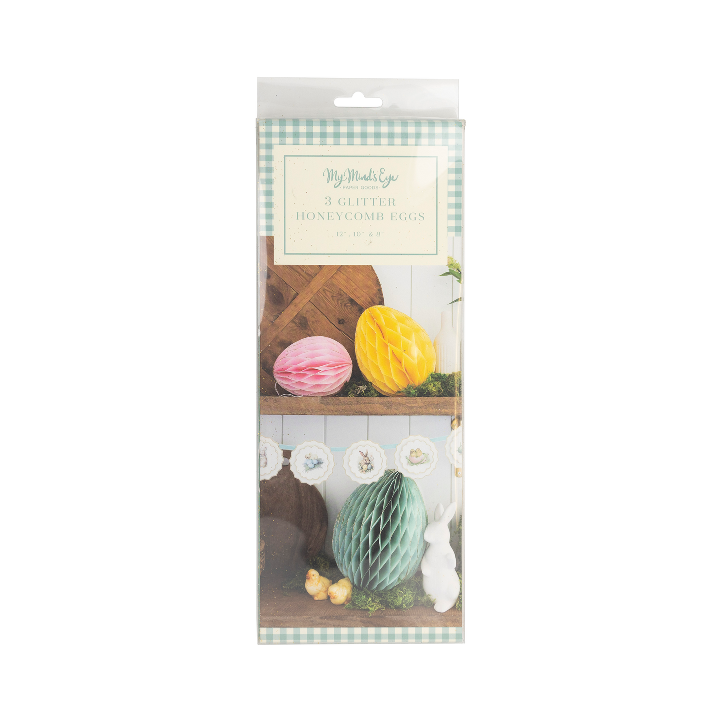 VES1008 - Vintage Easter honeycomb eggs