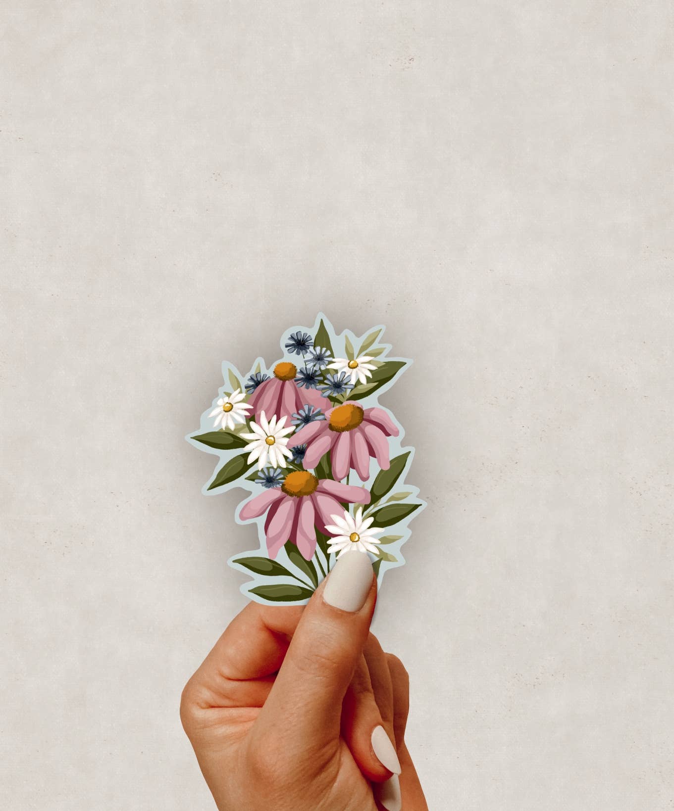 Spring Flowers Vinyl Sticker