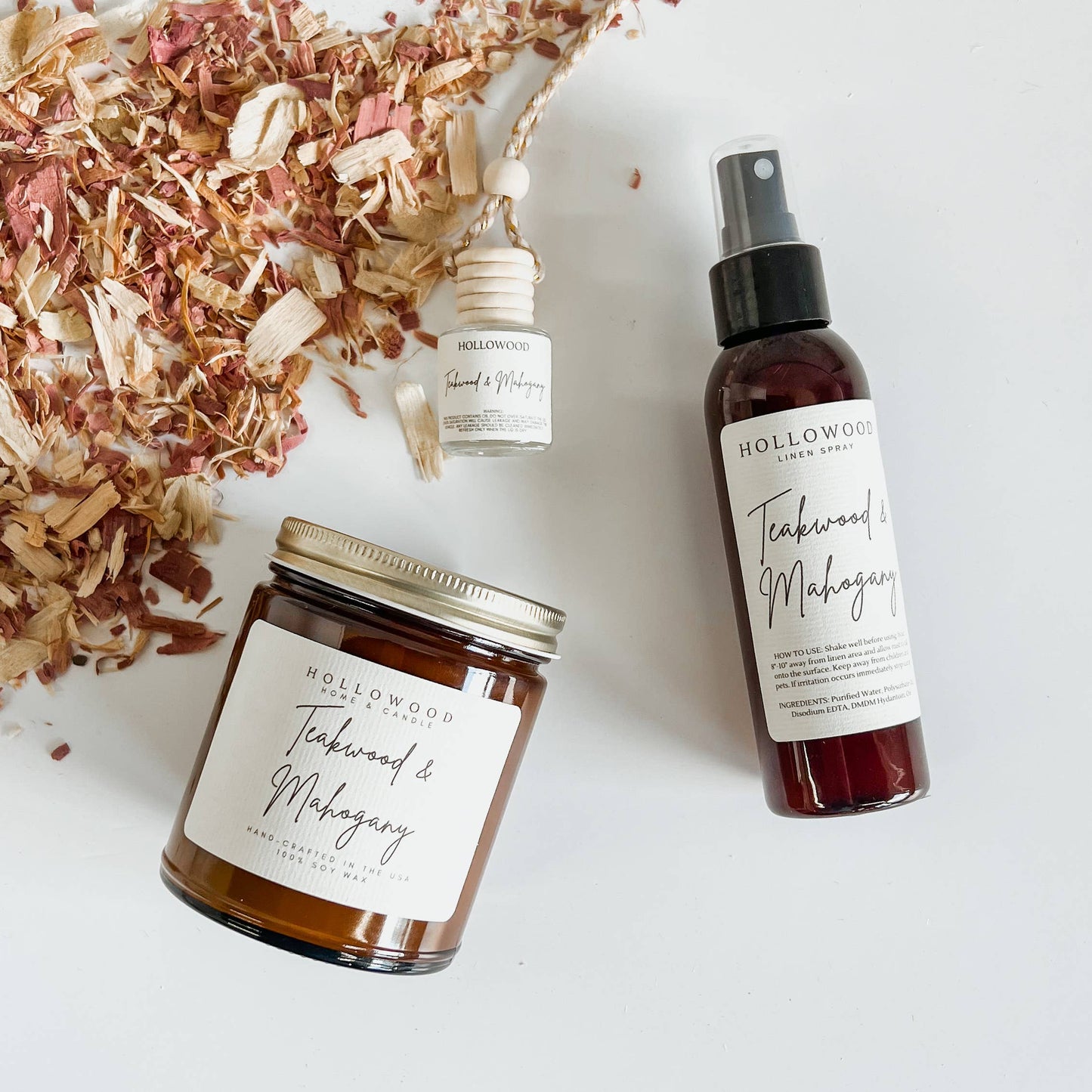 TEAKWOOD & MAHOGANY | LINEN SPRAY | MEN'S COLLECTION
