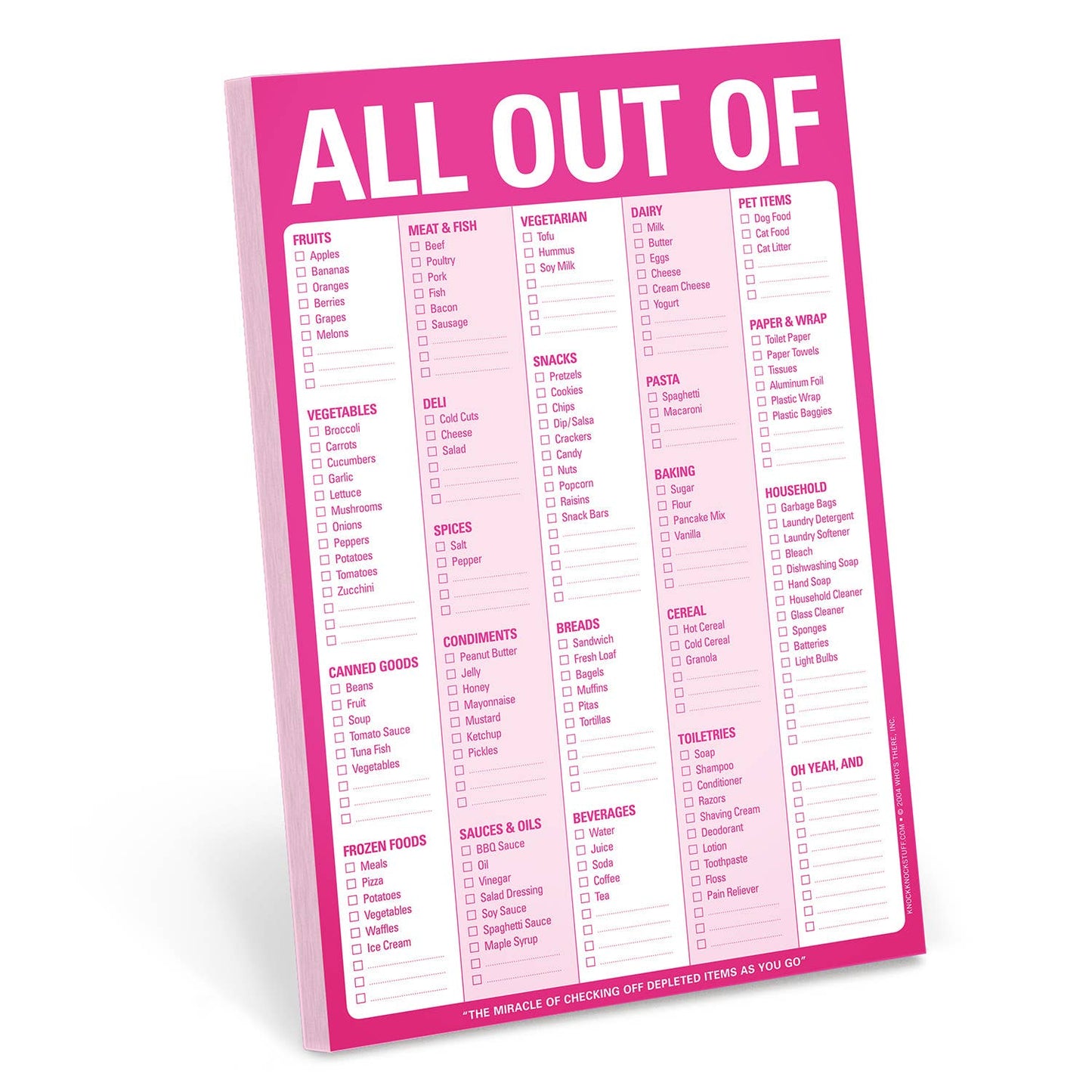 All Out Of Pad® with Magnet (Pink / Original)