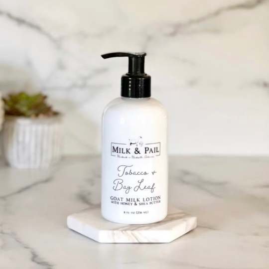 Tobacco & Bay Leaf Goat Milk Lotion 8oz