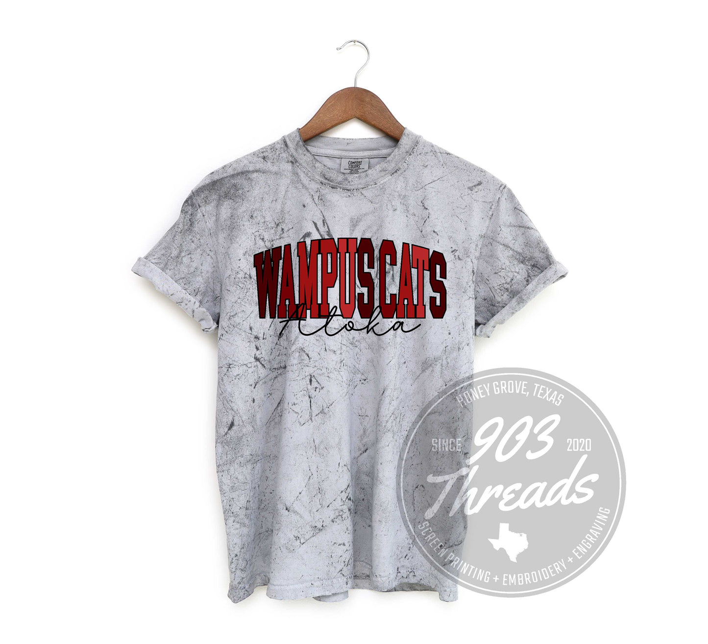 Atoka Wampus Cats Shades of Spirit Tee