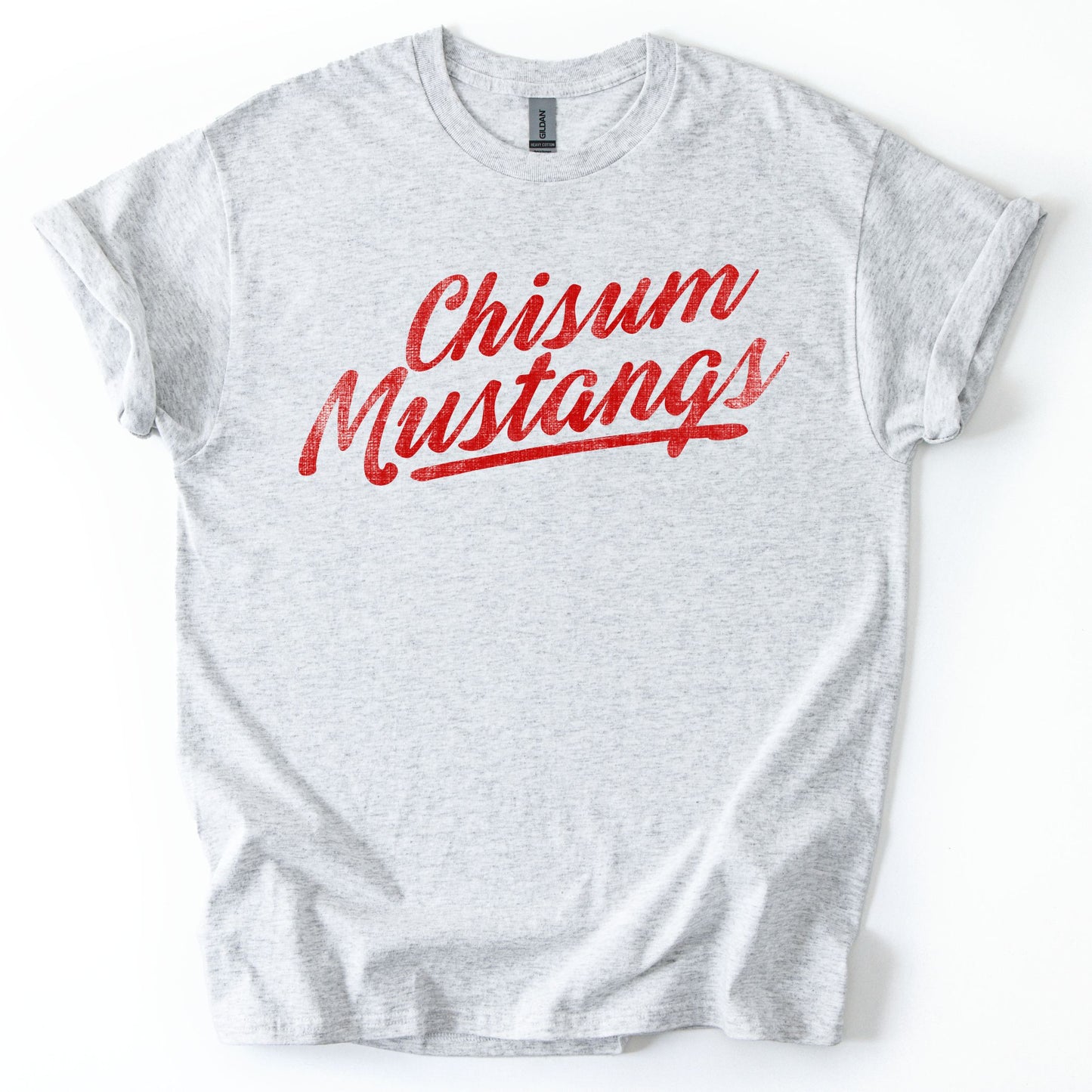 Chisum Mustangs -- Retro Script