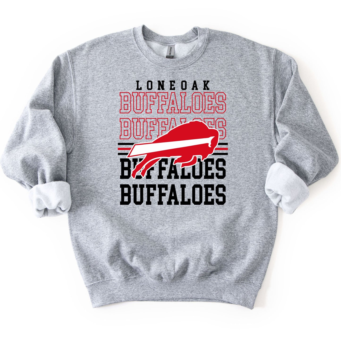 Lone Oak Buffaloes -- Mascot Stack
