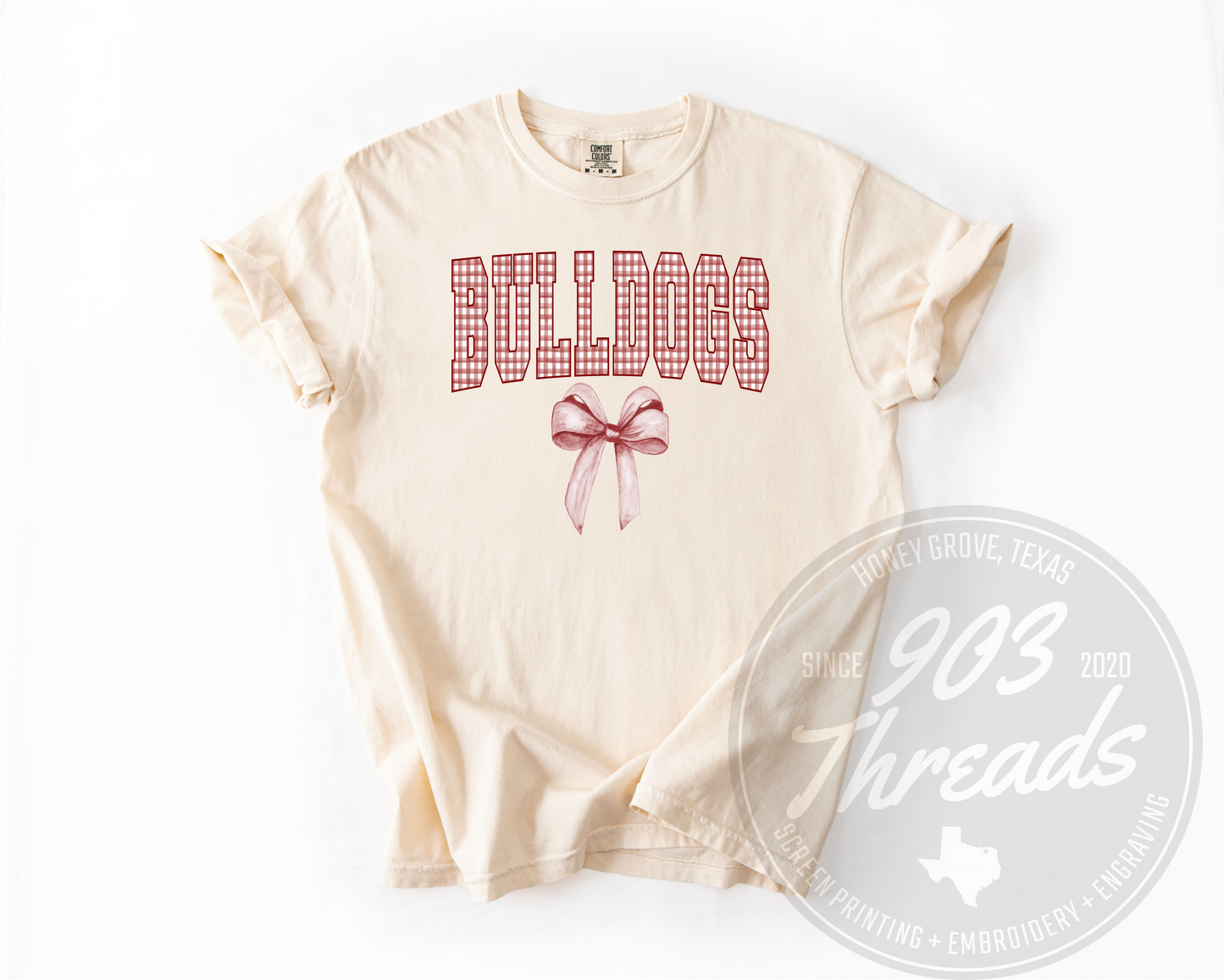 Bulldogs Preppy Mascot - Maroon