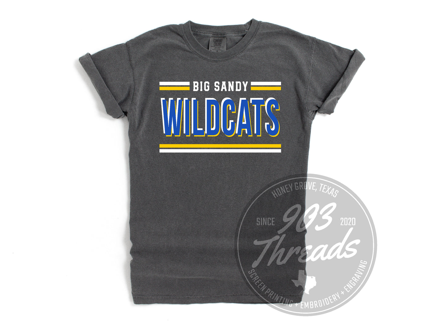 Big Sandy Wildcats Hold That Line Spirit Tee