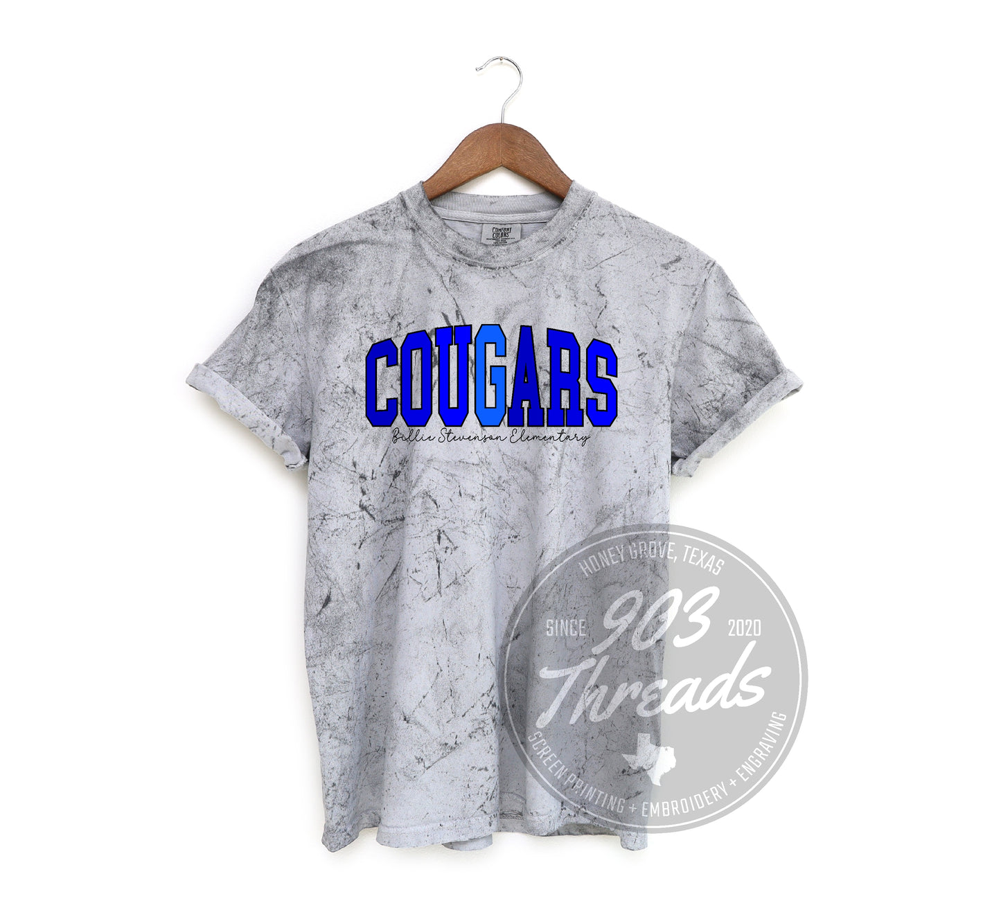 Billie Stevenson Elementary Cougars Shades of Spirit Tee