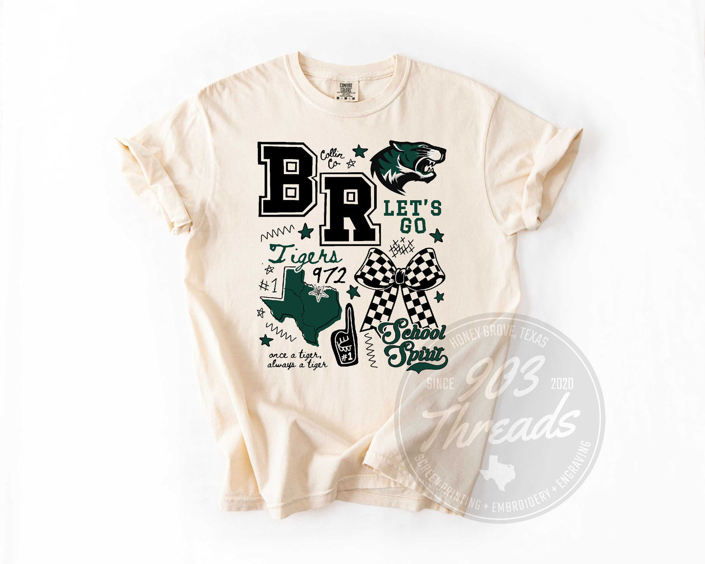 Blue Ridge Tigers Legacy Board - Short/Long Sleeve