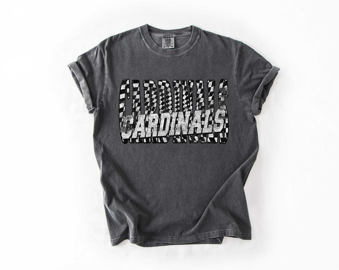 Cardinals Rowdy Checkered Varsity