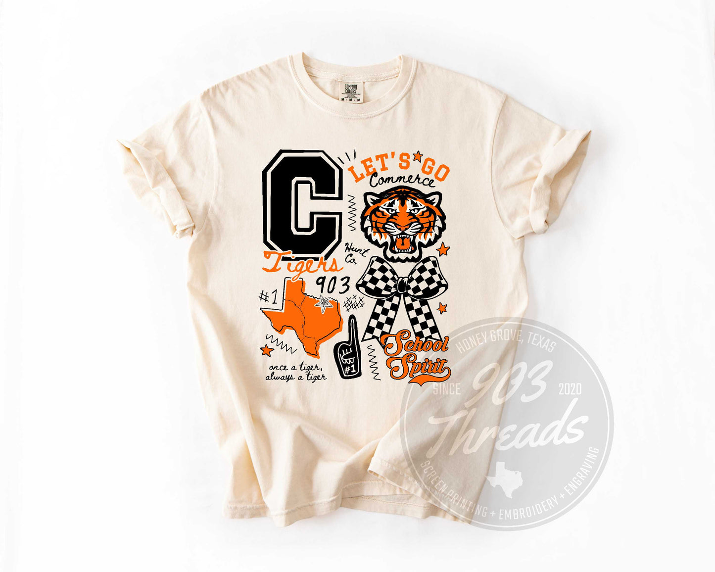 Commerce Tigers Legacy Board - Short/Long Sleeve