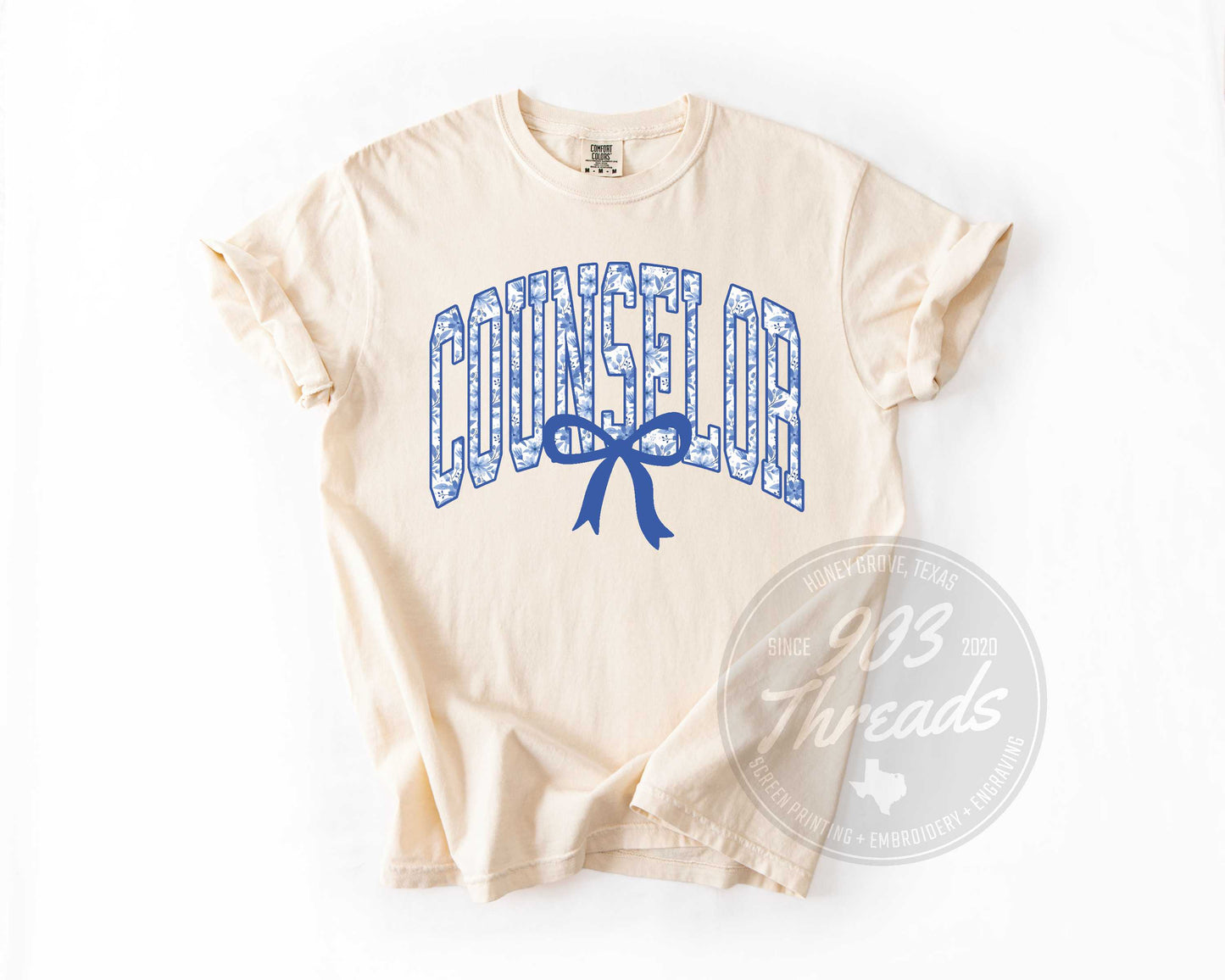 Counselor Blue Floral