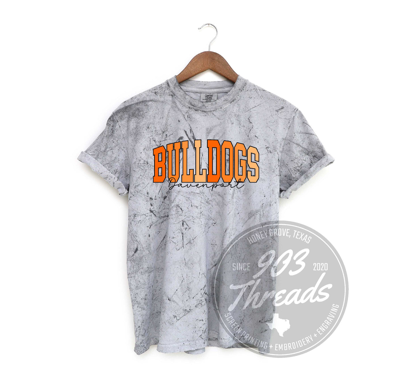 Davenport Bulldogs Shades of Spirit Tee
