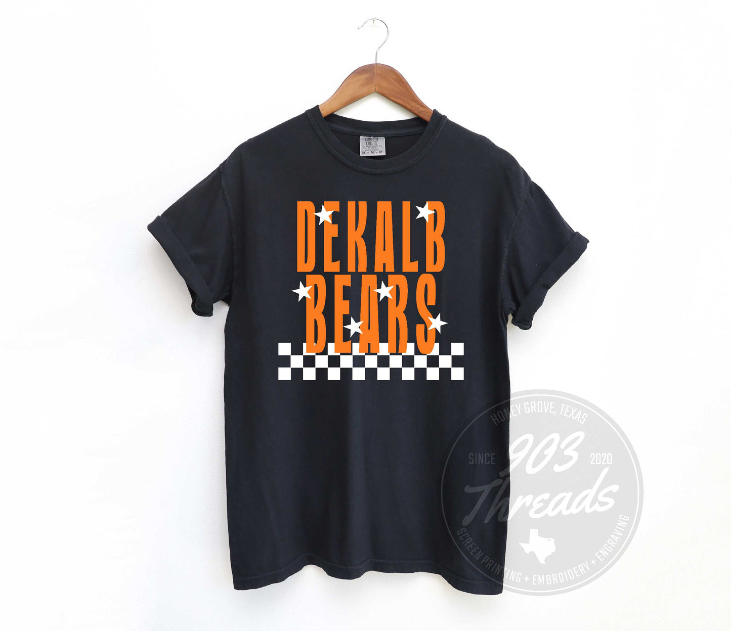 Dekalb Bears Starry Check Sweatshirt/Short Sleeve