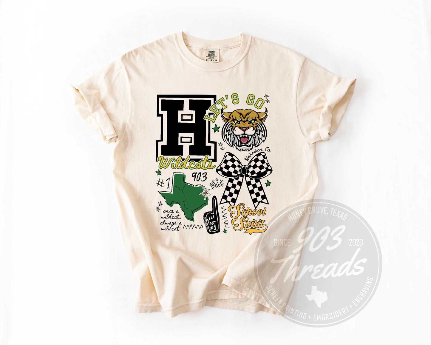 Harleton Wildcats Legacy Board - Short/Long Sleeve