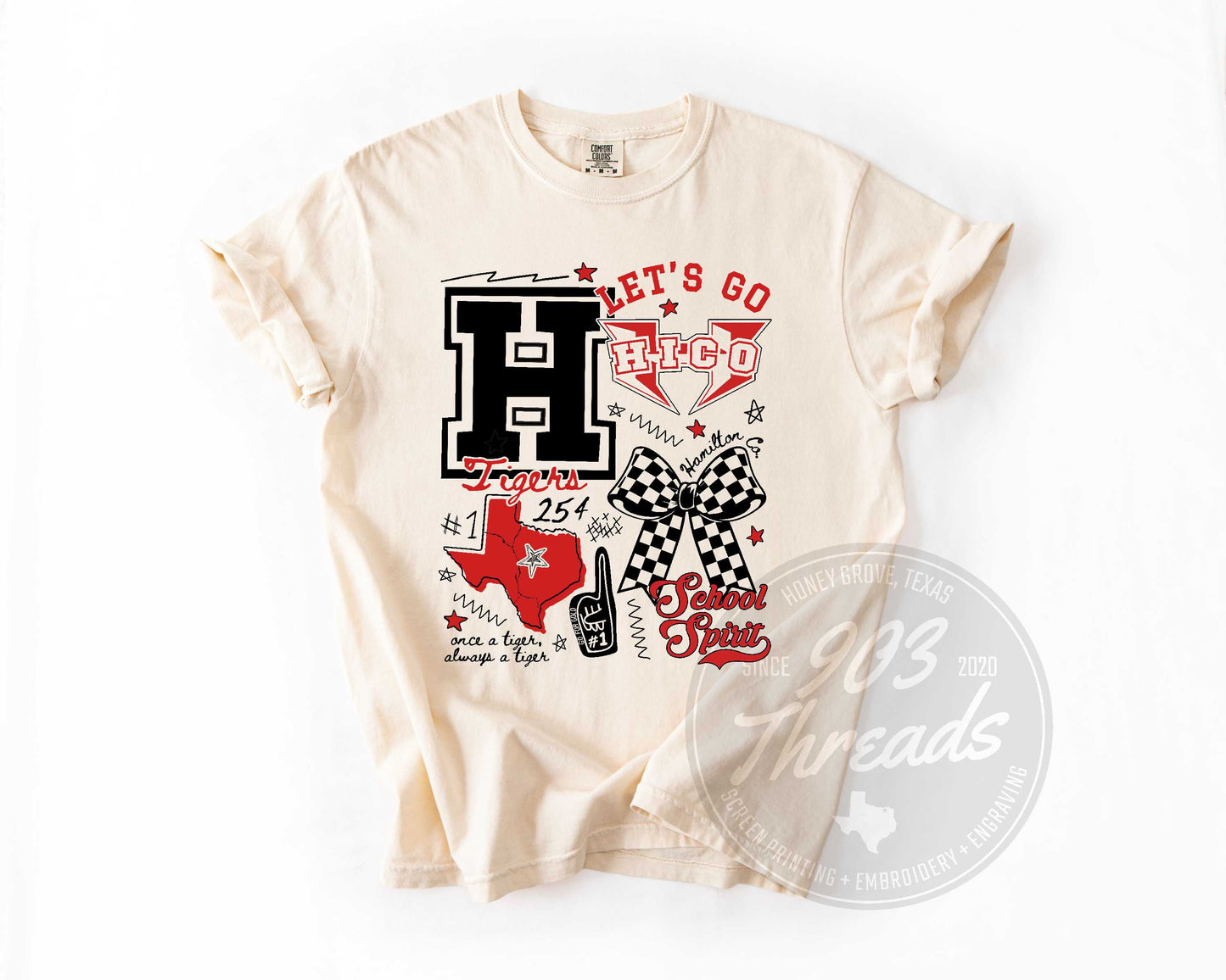 Hico Tigers Legacy Board - Short/Long Sleeve