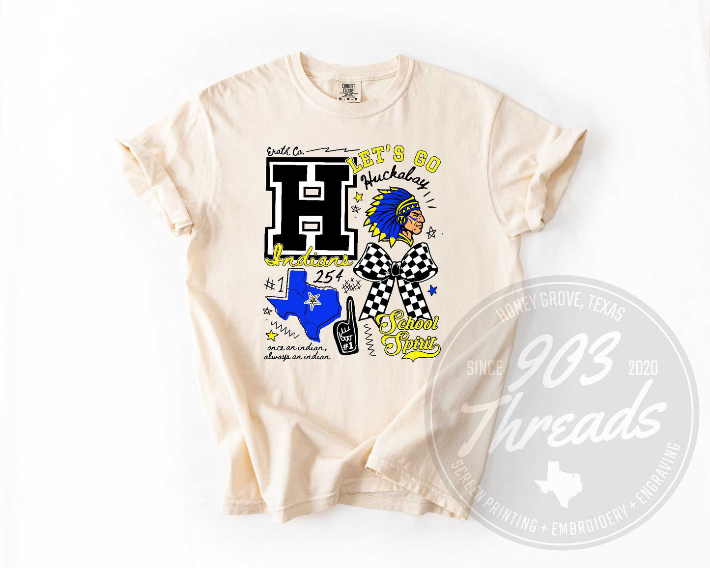 Huckabay Indians Legacy Board - Short/Long Sleeve