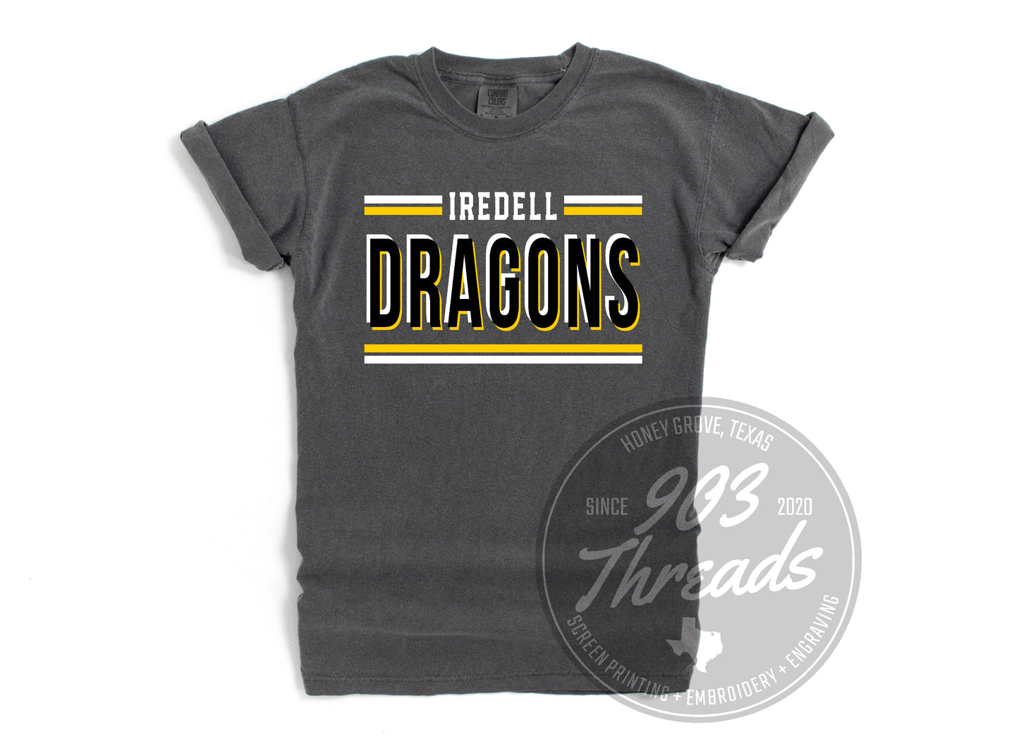 Iredell Dragons Hold That Line Spirit Tee