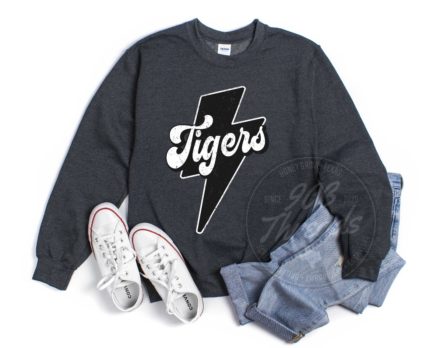 Tigers Electric Mascot Sweatshirt
