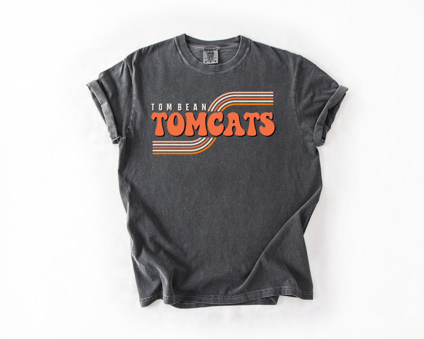 Tom Bean Tomcats Retro Rainbow