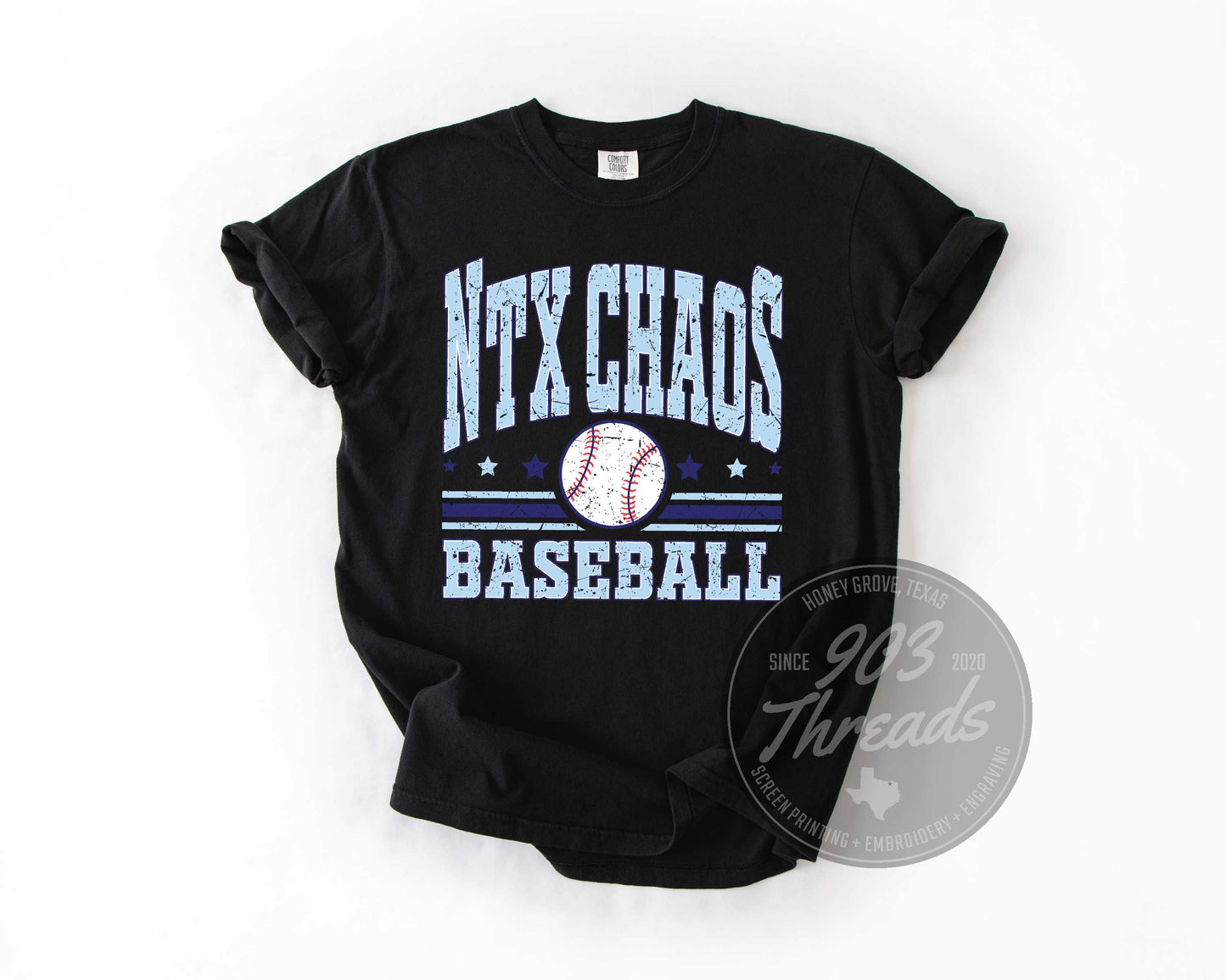 NTX Chaos Baseball Sweatshirt/Short Sleeve