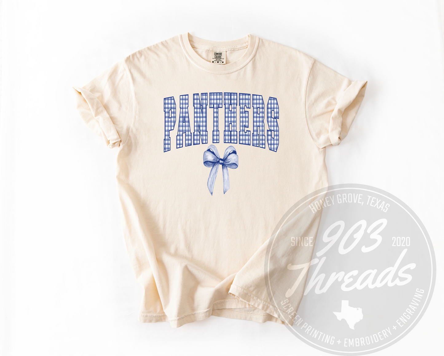 Panthers Preppy Mascot - Blue