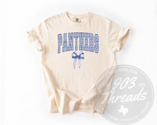 Panthers Preppy Mascot - Blue