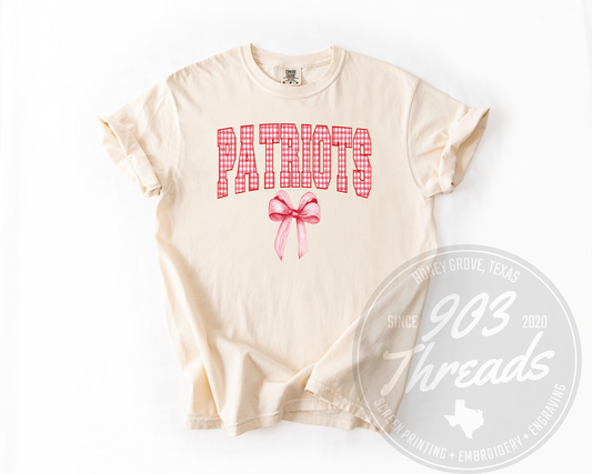 Patriots Preppy Mascot - Red