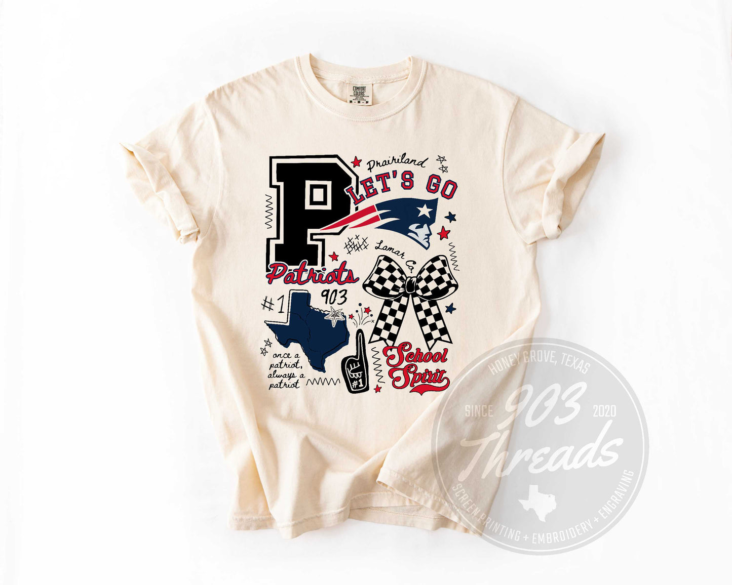Prairiland Patriots Legacy Board - Short/Long Sleeve