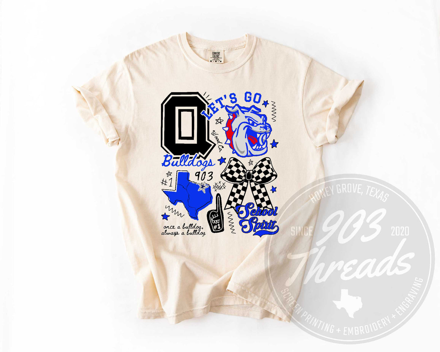 Quitman Bulldogs Legacy Board - Short/Long Sleeve