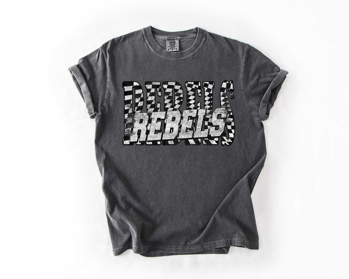 Rebels Rowdy Checkered Varsity