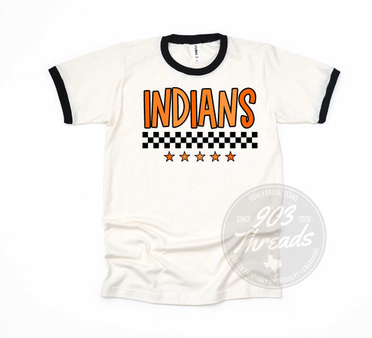Retro Ringer Grand Saline Indians