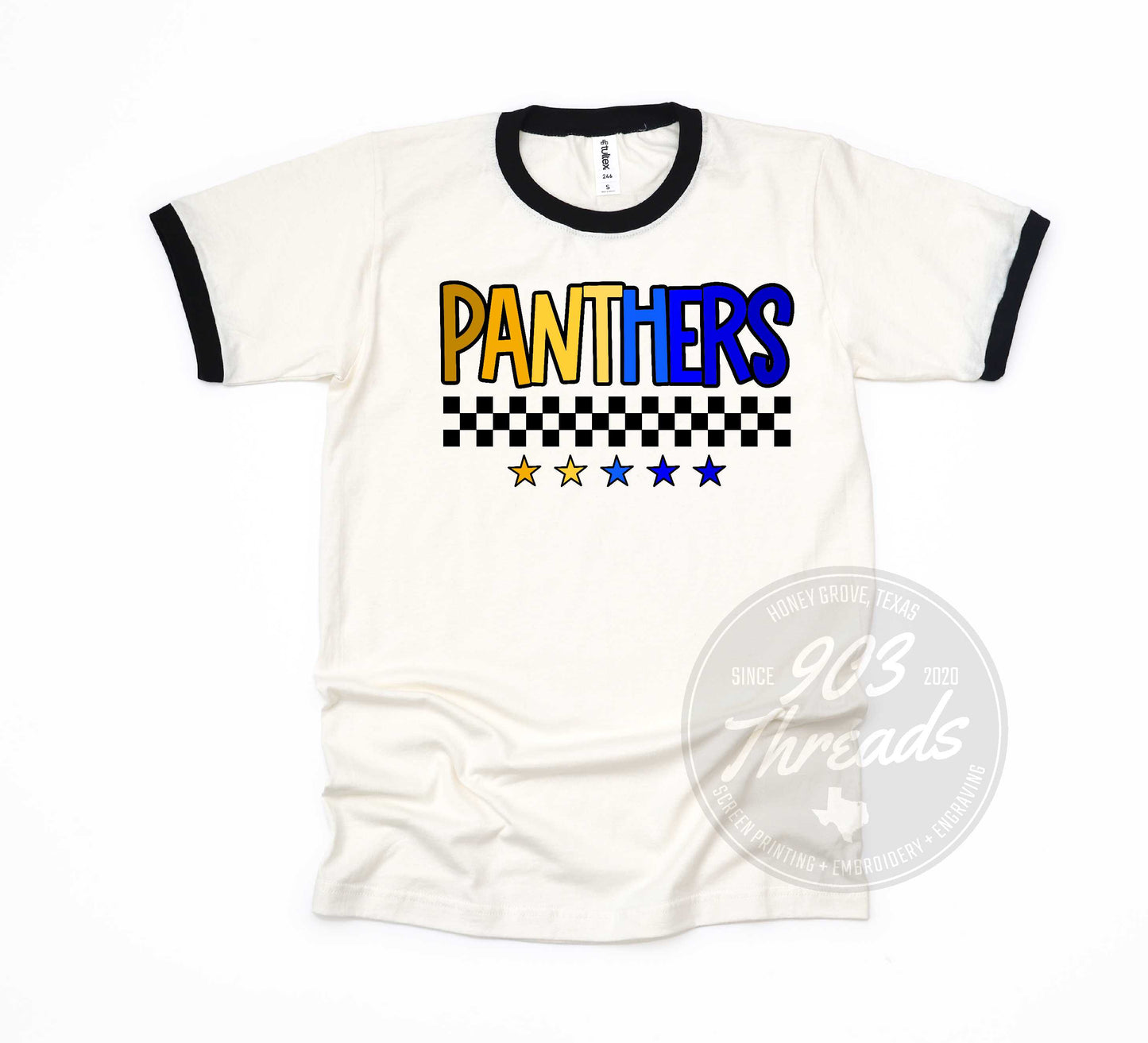 Retro Ringer North Lamar Panthers