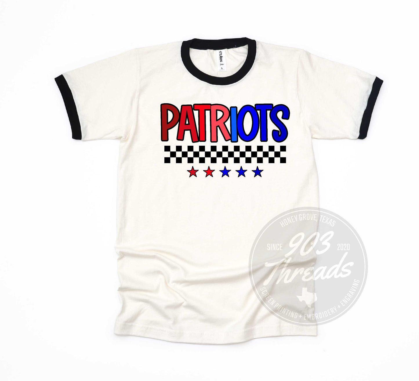 Retro Ringer Prairiland Patriots