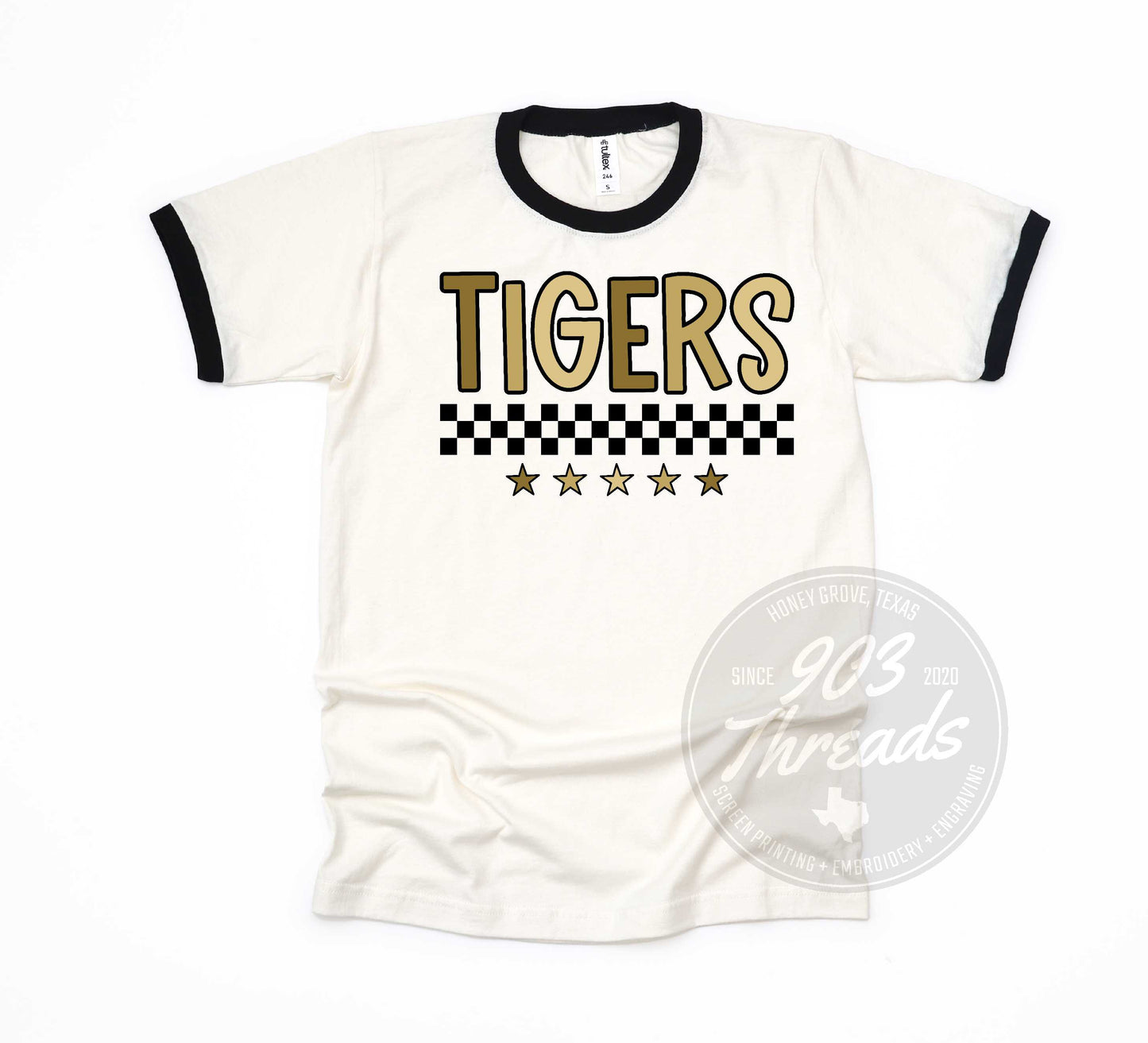 Retro Ringer Whitewright Tigers