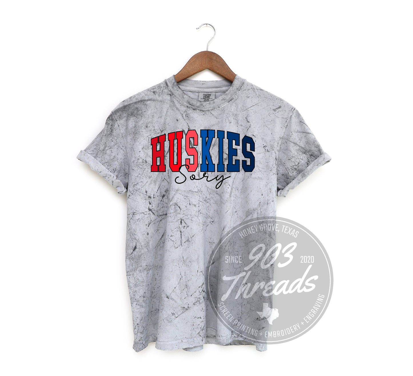 Sory Huskies Shades of Spirit Tee
