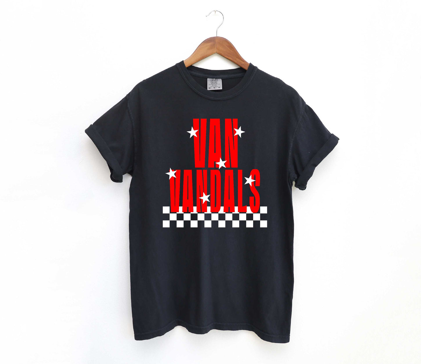 Van Vandals Starry Check Sweatshirt/Short Sleeve