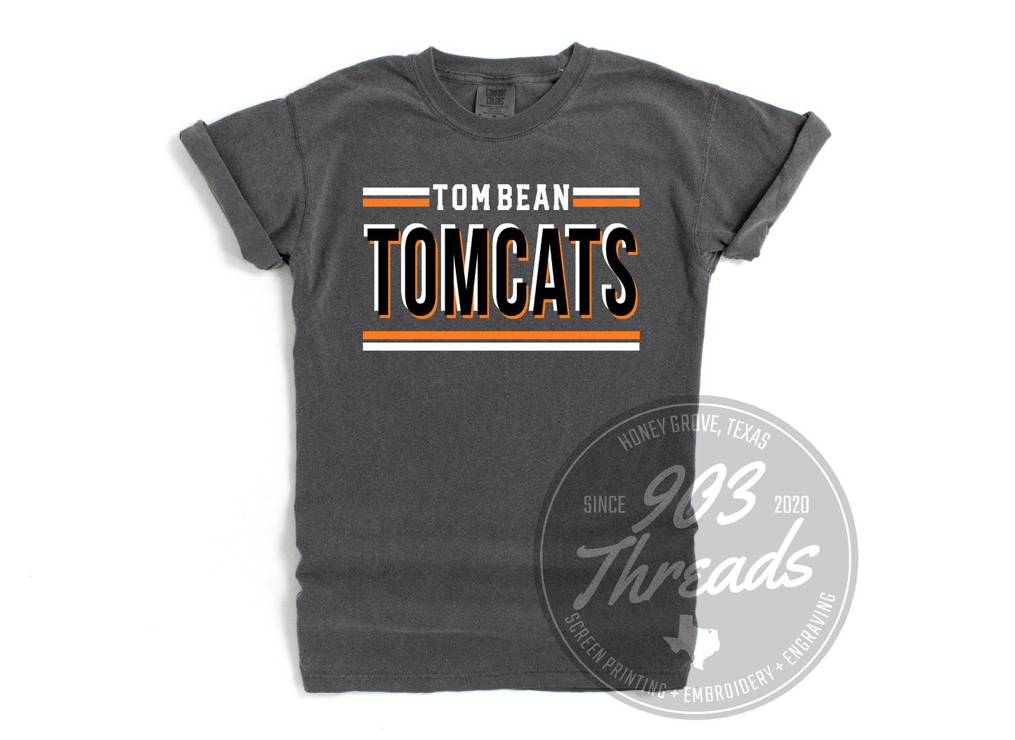 Tom Bean Tomcats Hold That Line Spirit Tee