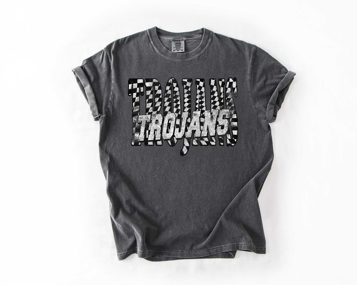 Trojans Rowdy Checkered Varsity