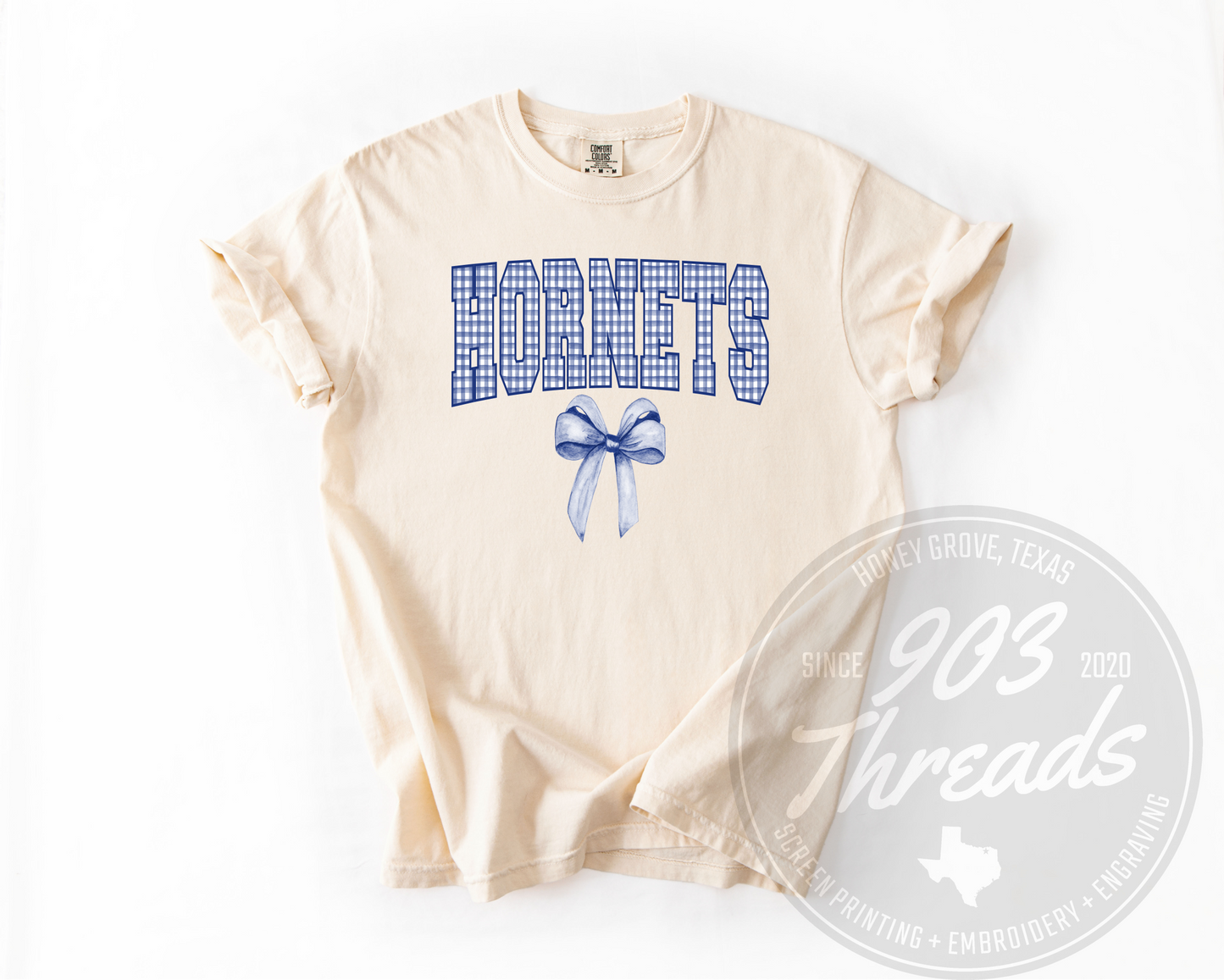 Hornets Preppy Mascot - Blue