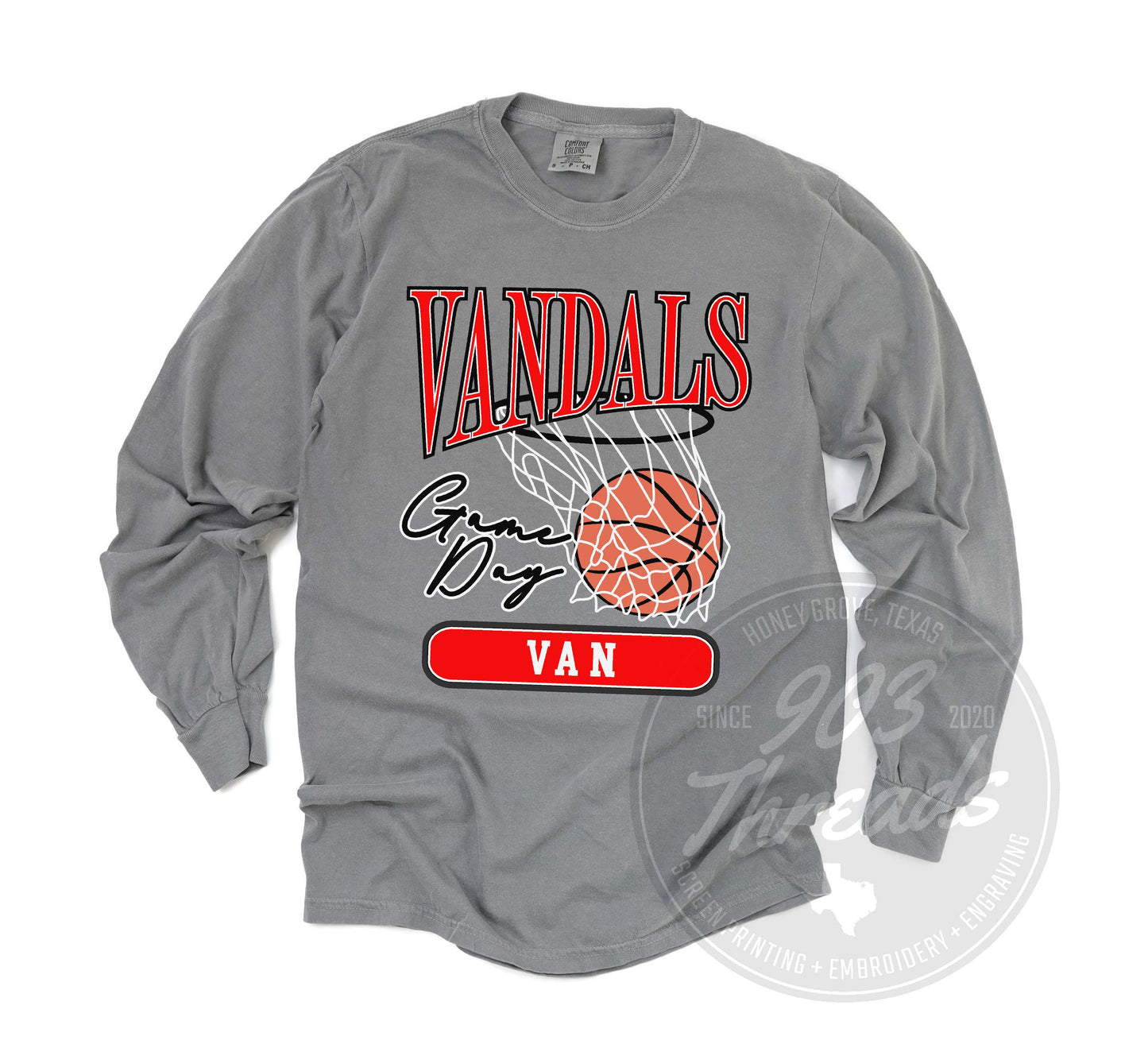 Van Vandals Vintage Basketball Tee