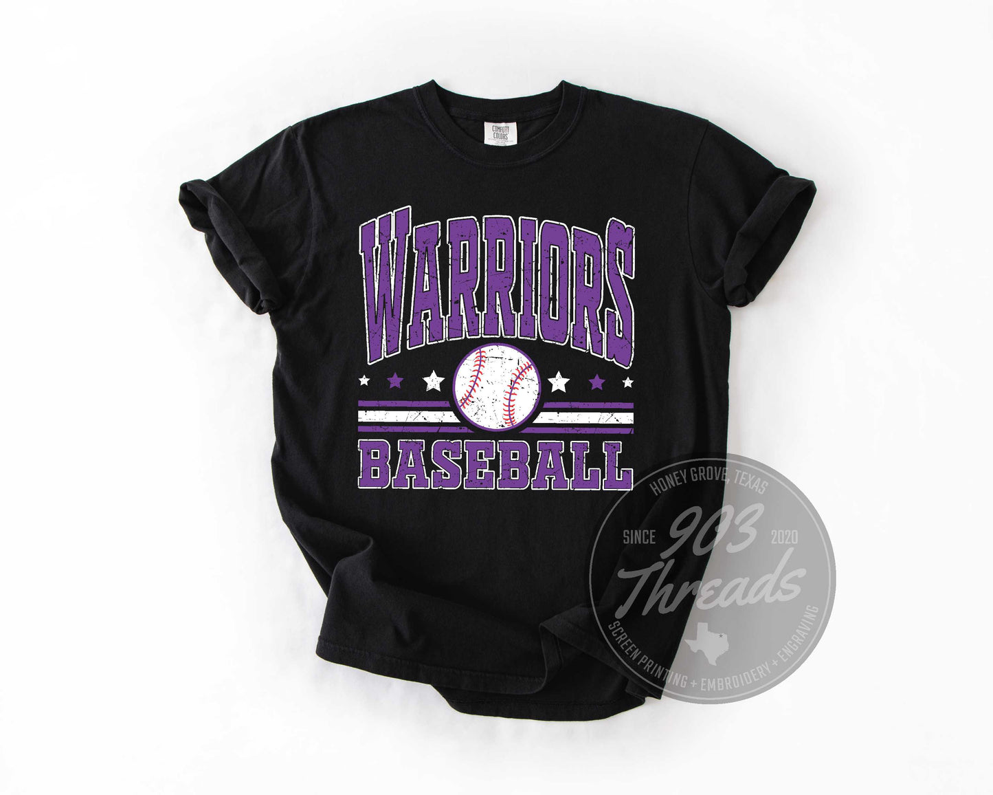 Bonham Warriors Baseball Sweatshirt/Short Sleeve